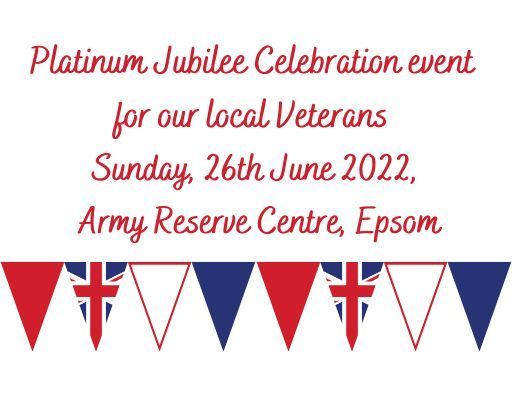 Veterans Platinum Jubilee party - Sunday 26th June 2022 (Army Reserve, Epsom) image
